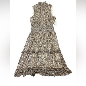 1. State Animal Print Smocked Dress